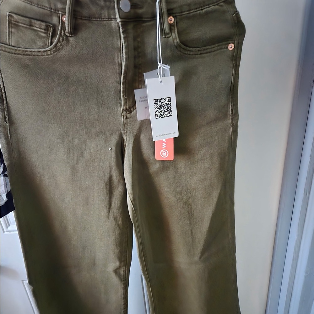 Dear John Khaki Women's Straight Leg Jeans